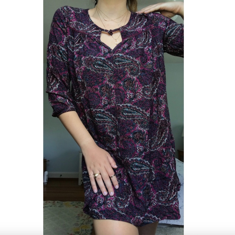 Paisley Shift Dress